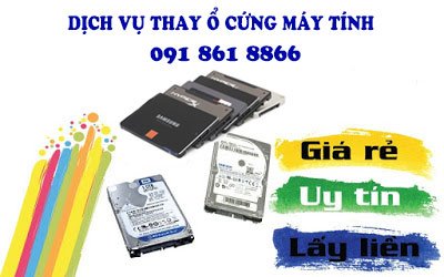 thay ổ cứng laptop tại nhà