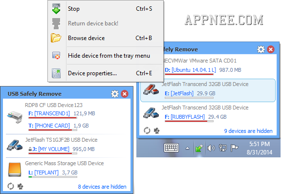 Phần mềm quản lý gỡ bỏ USB an toàn USB SAFELY REMOVE 5.5.1