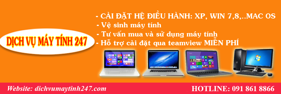 Bảng báo giá dịch vụ máy tính tại nhà