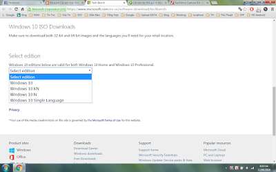 Cách tải bộ cài đặt windows 7, 8, 10  chính gốc nguyên zin từ trang chủ