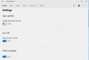 Tắt tự phát video trong Microsoft Store trong Windows 10