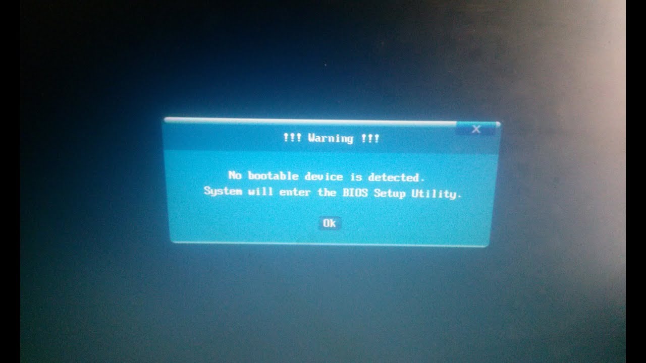 Tổng Hợp Cách Sửa Lỗi No Bootable Device - Insert Boot Disk And Press Any  Key